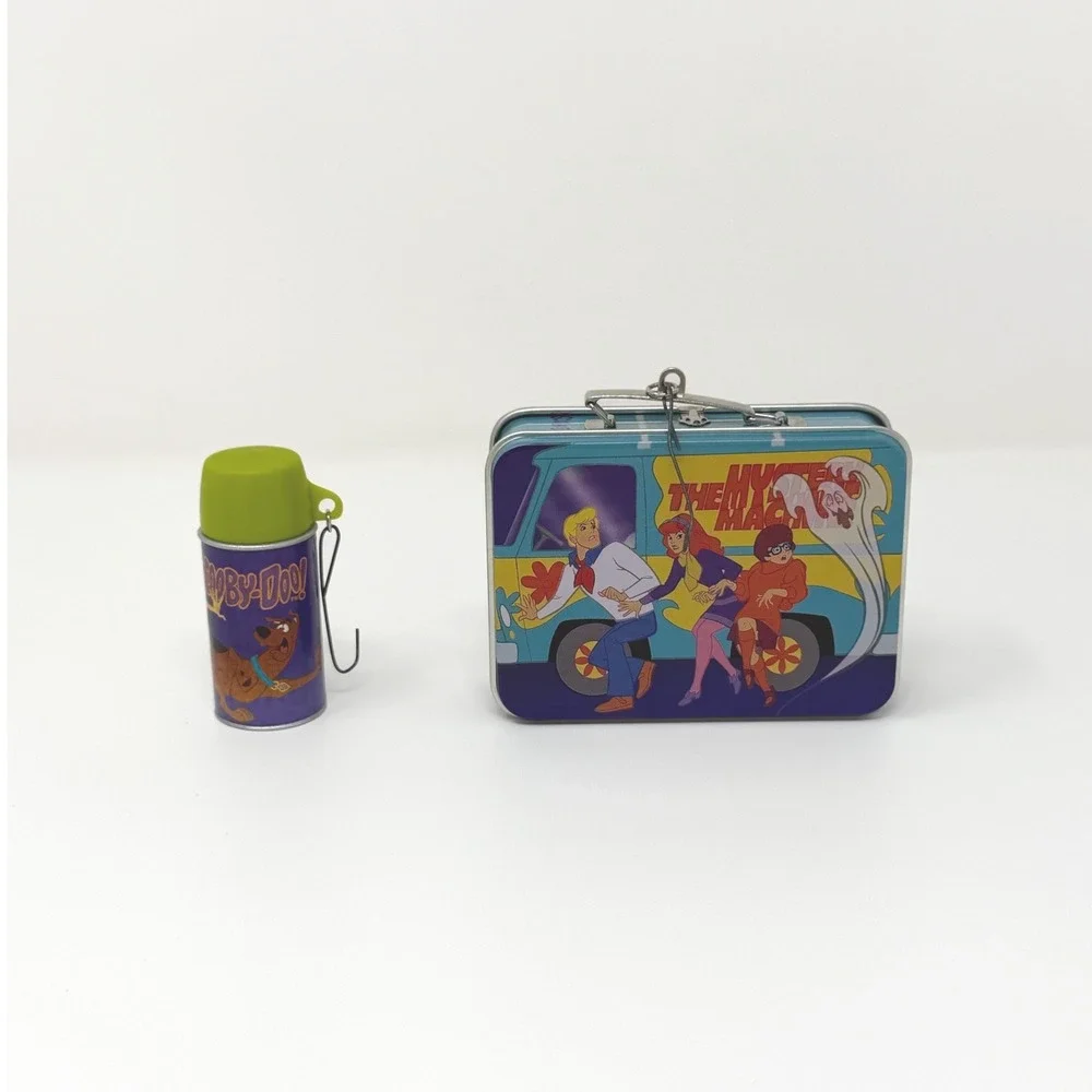 1999 Hallmark Scooby-Doo Lunch Box Set 2 Ornaments Vintage Mystery Machine